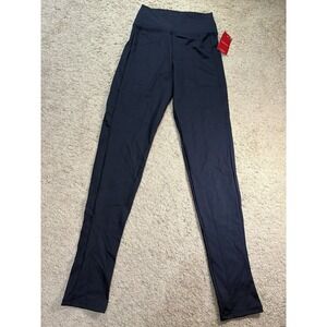Capezio Active Leggings Pants Women XL Black Hi Rise Dance Activewear Loungewear